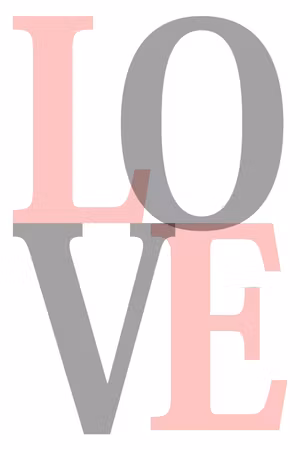 Premium canvastavla - Grey love