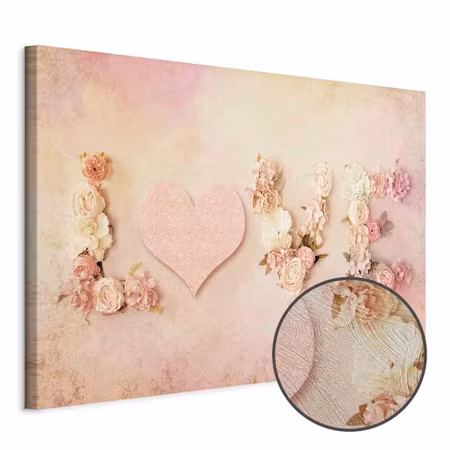 Premium canvastavla - Time for love wide