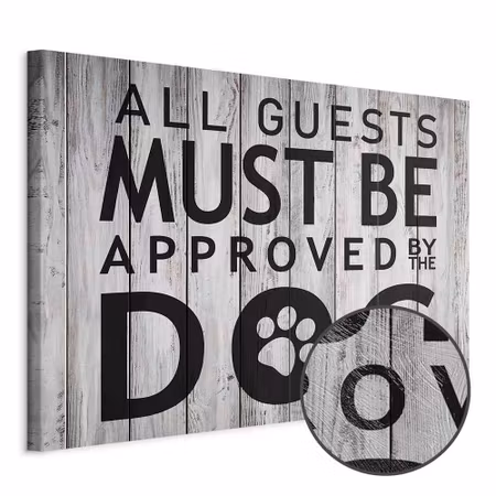 Premium canvastavla - All guests must be approved