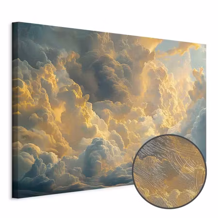 Premium canvastavla - Last breath of the day