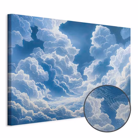 Premium canvastavla - Blue sky breaking through