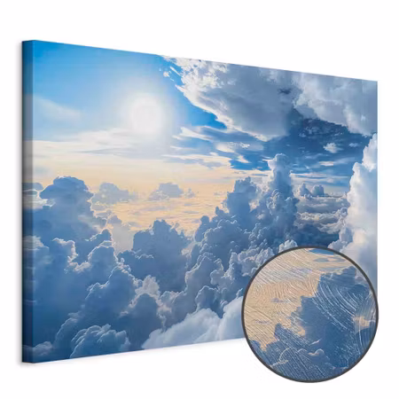Premium canvastavla - Symphony of light sun and