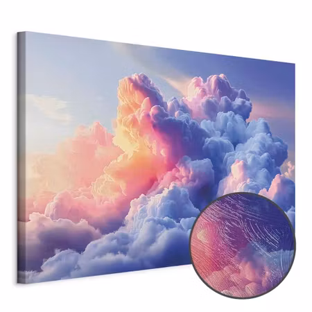 Premium canvastavla - Clouds like painted artistic