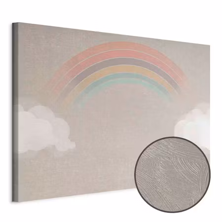 Premium canvastavla - Rainy june - colorful