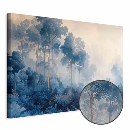 Premium canvastavla - Landscape with trees in