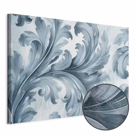 Premium canvastavla - Stone baroque ornaments in