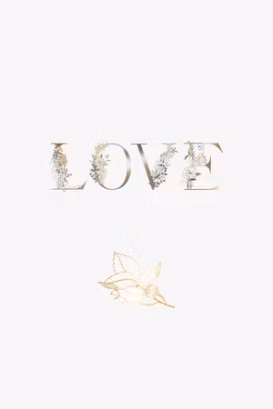 Premium canvastavla - Love is strength