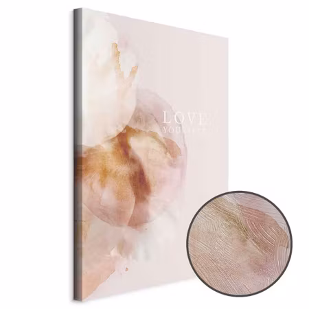 Premium canvastavla - Love yourself