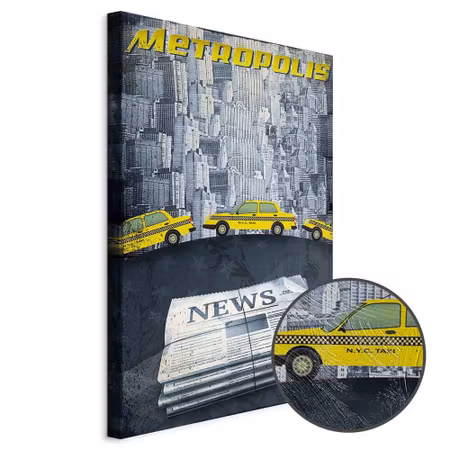 Premium canvastavla - Metropolis