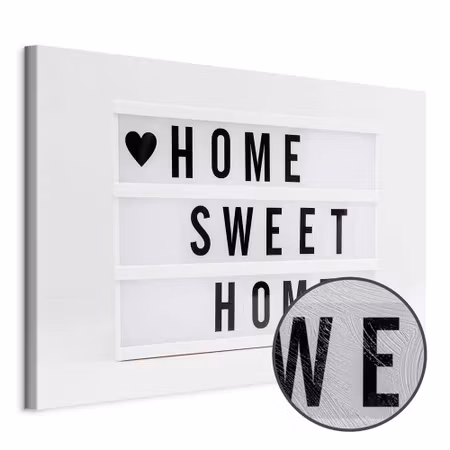 Premium canvastavla - Cinema light box
