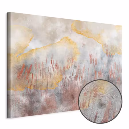 Premium canvastavla - Playing wind wide