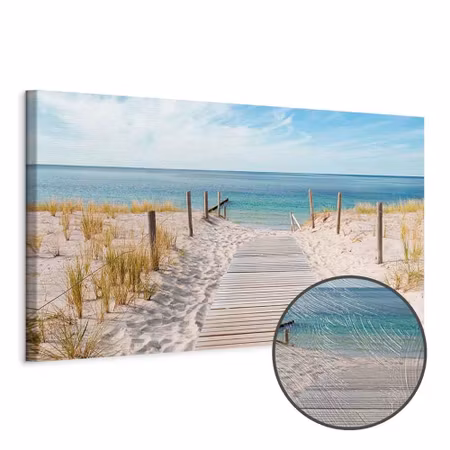 Premium canvastavla - The silence of the sea