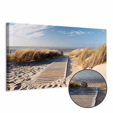 Premium canvastavla - Wild beach