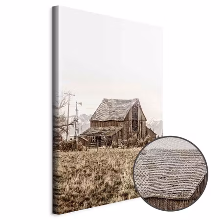Premium canvastavla - Abandoned ranch