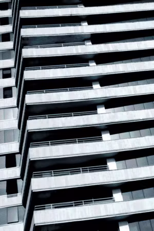 Premium canvastavla - Architectural raster