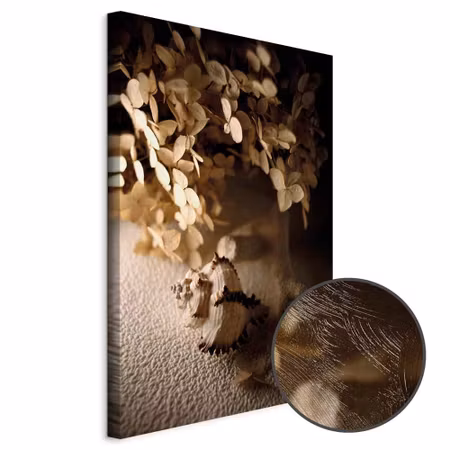 Premium canvastavla - Humming seashell