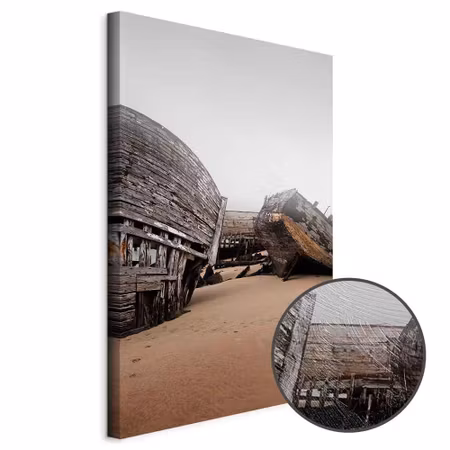 Premium canvastavla - Abandoned cutters