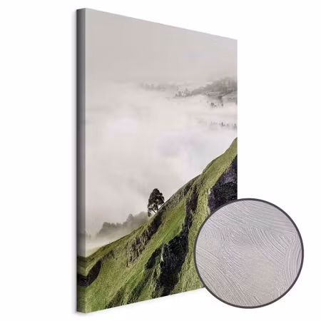 Premium canvastavla - Tree above clouds