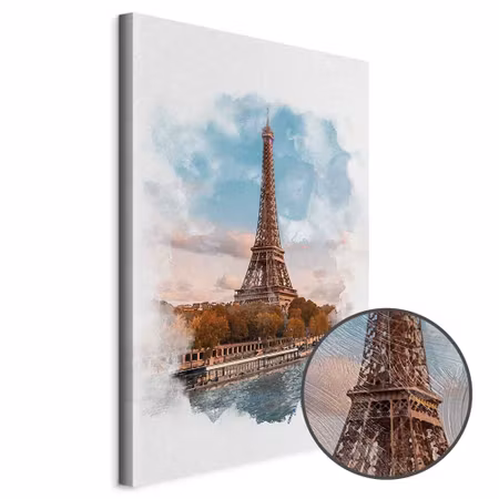 Premium canvastavla - Paris view