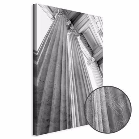 Premium canvastavla - Stone columns