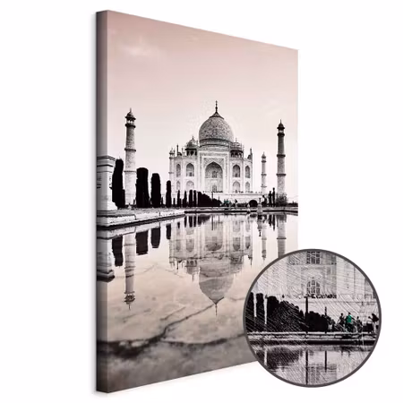 Premium canvastavla - Taj mahal