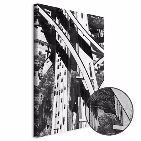 Premium canvastavla - City geometry