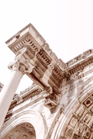 Premium canvastavla - Temple of hadrian