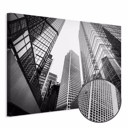 Premium canvastavla - In a big city wide - second