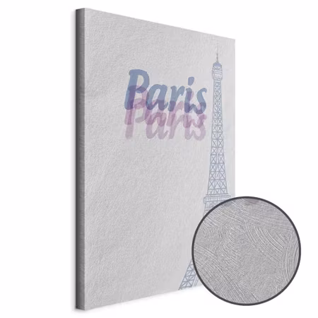 Premium canvastavla - Paris in watercolours