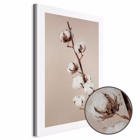 Premium canvastavla - Softness of cotton