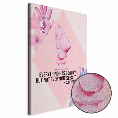 Premium canvastavla - Beauty in the eyes -