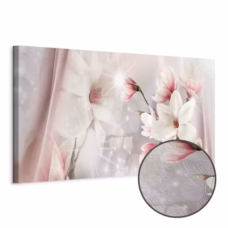 Premium canvastavla - Magnolia reflection narrow