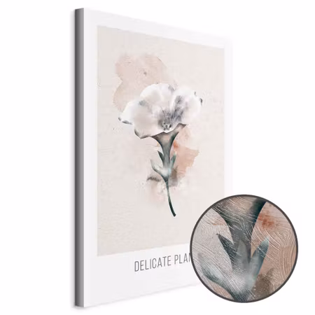 Premium canvastavla - Delicate plant