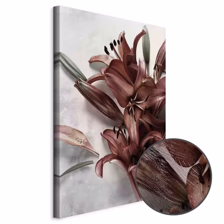 Premium canvastavla - Floral form