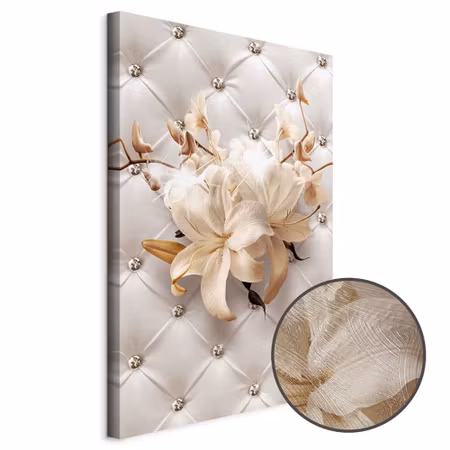 Premium canvastavla - Diamond lilies