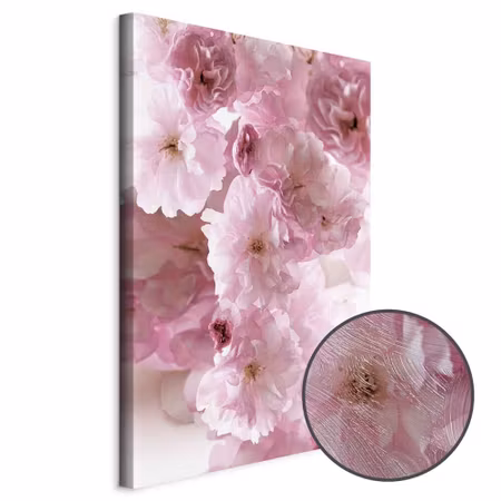Premium canvastavla - Flowery glamour - flower