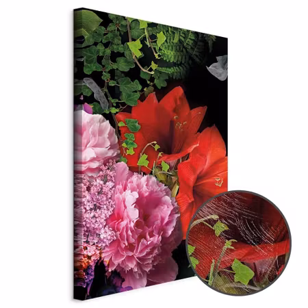 Premium canvastavla - Floral symphony