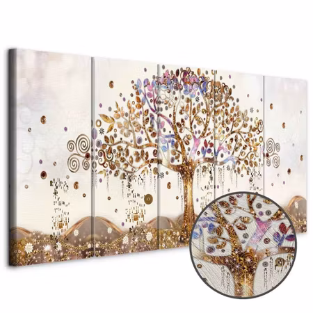 Premium canvastavla - Dazzling tree