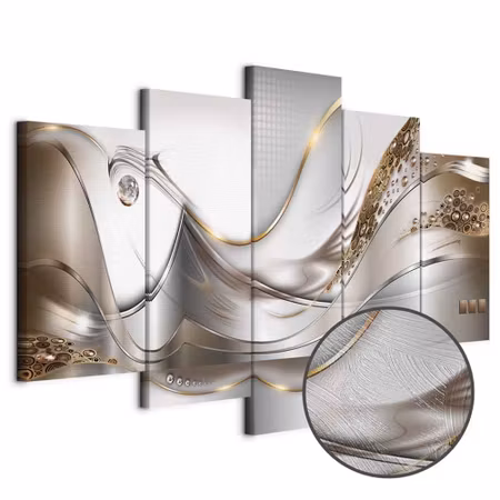 Premium canvastavla - Golden flight