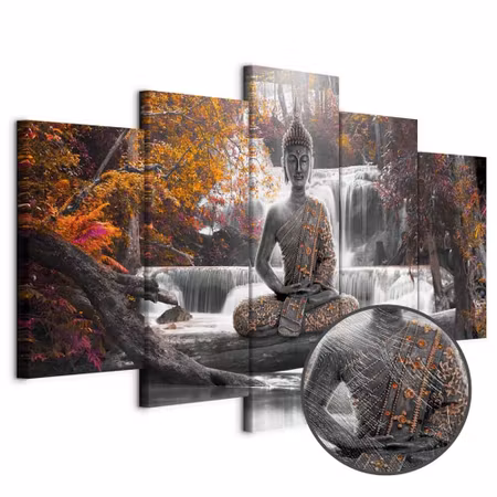 Premium canvastavla - Autumn buddha