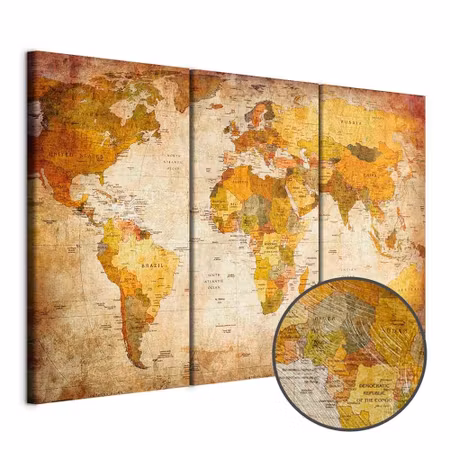 Premium canvastavla - Antique travel
