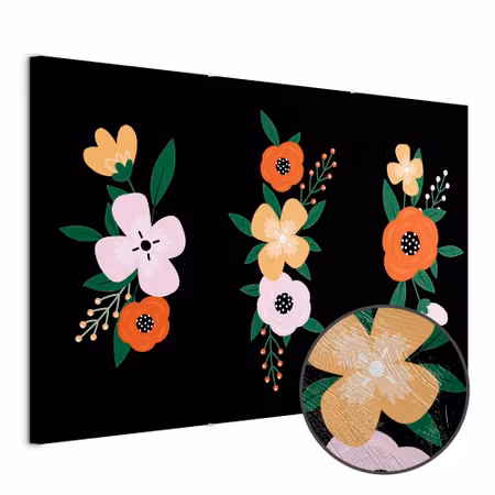 Premium canvastavla - Colorful bloom