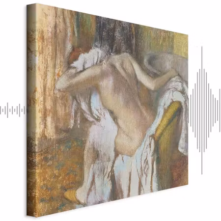 Ljuddämpande tavla - Edgar Degas Woman Drying