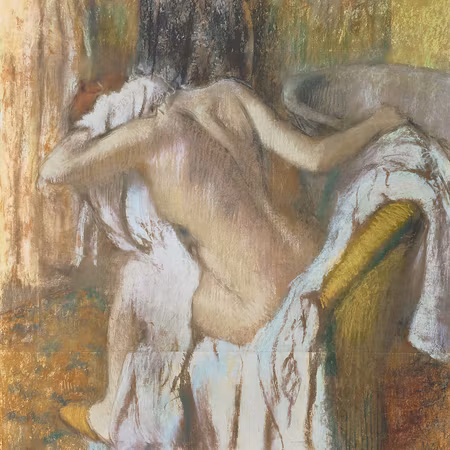 Ljuddämpande tavla - Edgar Degas Woman Drying