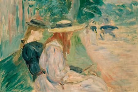 Ljuddämpande tavla - Berthe Morisot Sur Un Banc