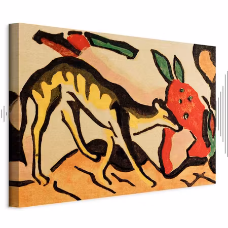 Ljuddämpande tavla - Franz Marc Fabeltier