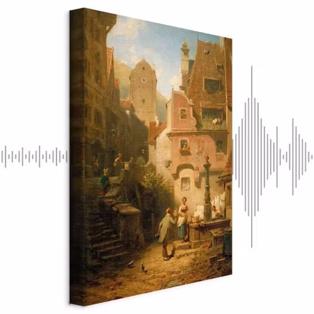 Ljuddämpande tavla - Carl Spitzweg Well Wisher