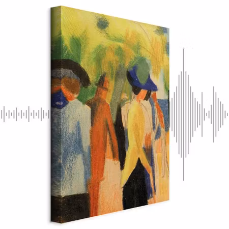 Ljuddämpande tavla - August Macke Walker under