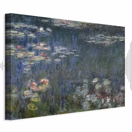 Ljuddämpande tavla - Claude Monet Waterlilies