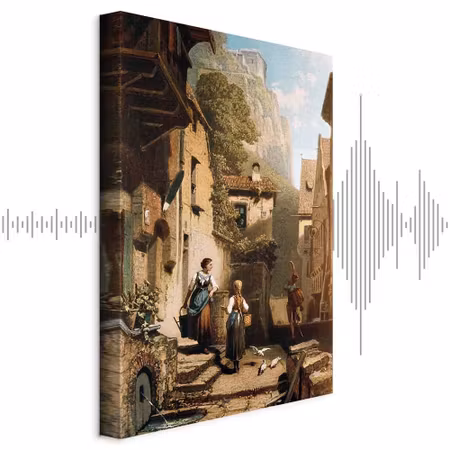 Ljuddämpande tavla - Carl Spitzweg Im